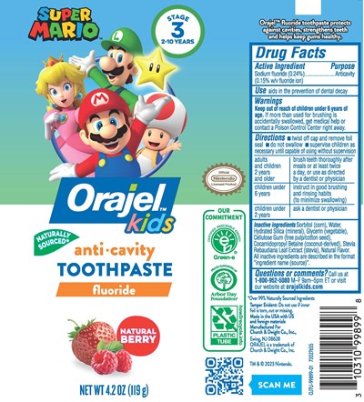 Orajel Super Mario 4.2oz (Orajel Super Mario 4.2oz Tube)